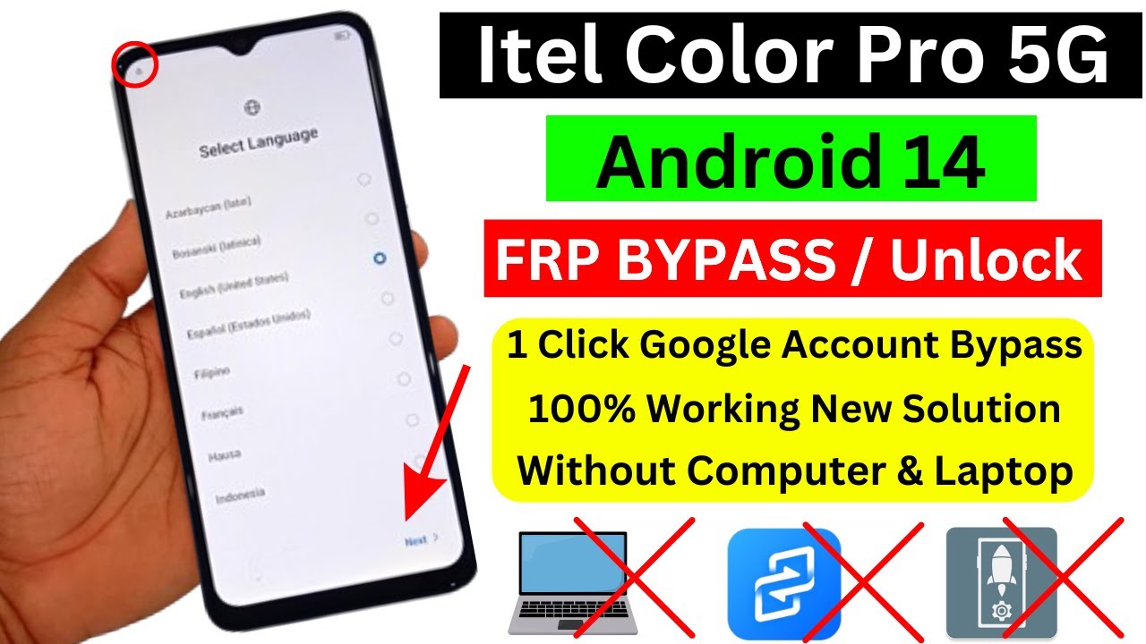 Unleash Your Curiosity with Itel Color Pro 5G FRP Bypass on Android 14 Unleash Your Curiosity with Itel Color Pro 5G FRP Bypass on Android 14