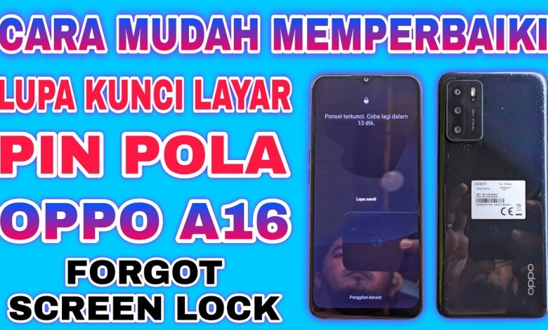 HOW TO FIX OPPO A16 FORGOTTEN PATTERN PIN SCREEN LOCK || HOW TO FIX OPPO A16 FORGOTTEN PATTERN PIN SCREEN LOCK ||