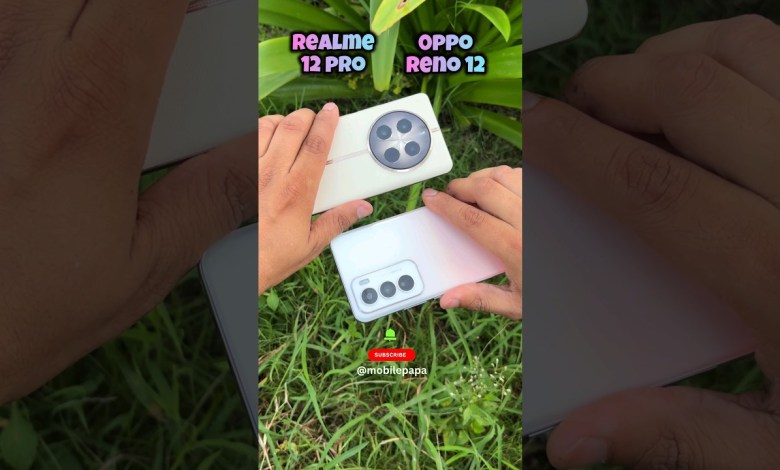 Realme 12 Pro 5g vs Oppo Reno 12 5g Camera Compare Realme 12 Pro 5g vs Oppo Reno 12 5g Camera Compare