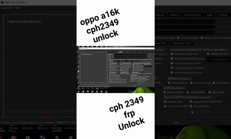 #OPPO a16k #FRP Griffin TOOL!! CPH2349 #FRP #BYPASS #OPPO a16k #FRP Griffin TOOL!! CPH2349 #FRP #BYPASS