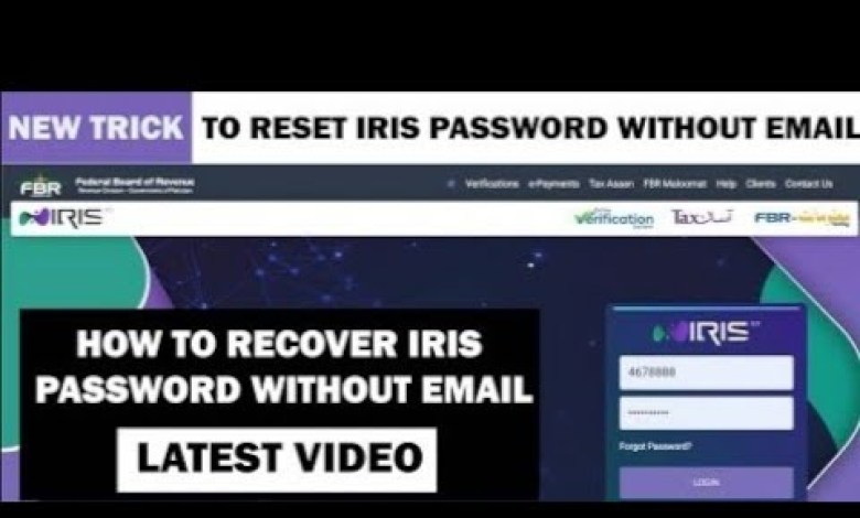 without email and phone number Fbr iris password without email and phone number Fbr iris password