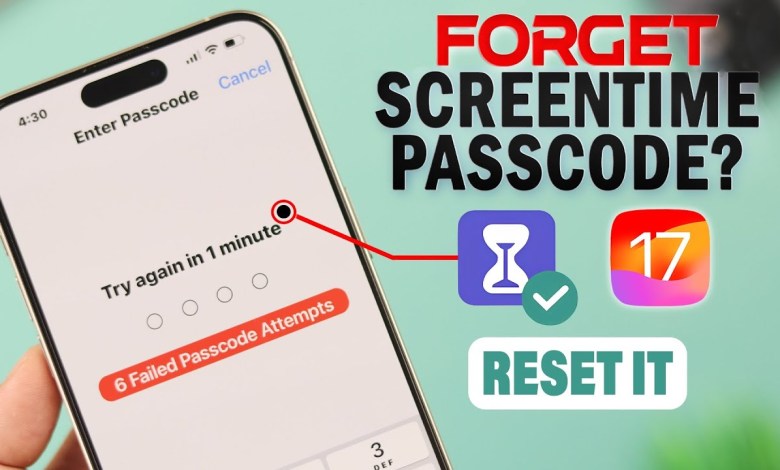 Screen Time Passcode Forgot? – How to Reset on iPhone Screen Time Passcode Forgot? – How to Reset on iPhone