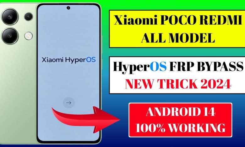 Xiaomi HyperOs FRP Bypass Android 14 | NEW METHOD 2024 Xiaomi HyperOs FRP Bypass Android 14 | NEW METHOD 2024