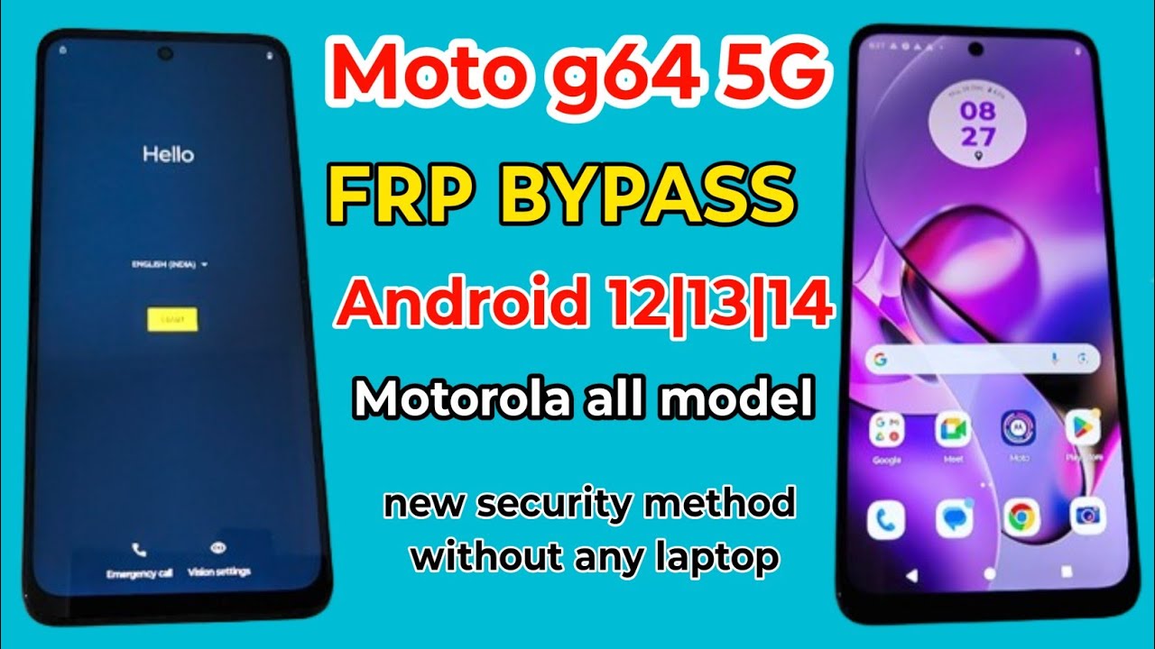 Unlock FRP on Moto G64 5G and All Moto Mobiles – Find out how! Unlock FRP on Moto G64 5G and All Moto Mobiles – Find out how!