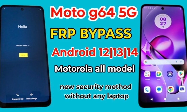 Unlock FRP on Moto G64 5G and All Moto Mobiles – Find out how! Unlock FRP on Moto G64 5G and All Moto Mobiles – Find out how!