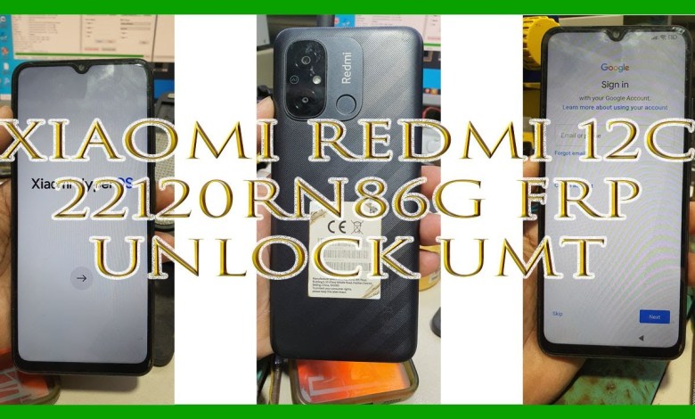 Xiaomi Redmi 12C 22120RN86G frp unlock UMT Xiaomi Redmi 12C 22120RN86G frp unlock UMT