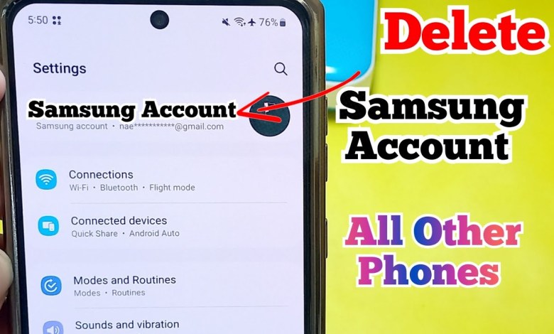 How to Remove Samsung Account from all Other How to Remove Samsung Account from all Other