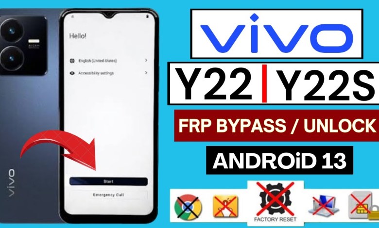 ViVO Y22 / Y22s Frp Bypass Android 13 | ViVO (V2206) ViVO Y22 / Y22s Frp Bypass Android 13 | ViVO (V2206)