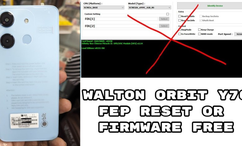 Walton Orbit Y70 FRP Remove | Walton Orbit Y70 Firmware Walton Orbit Y70 FRP Remove | Walton Orbit Y70 Firmware