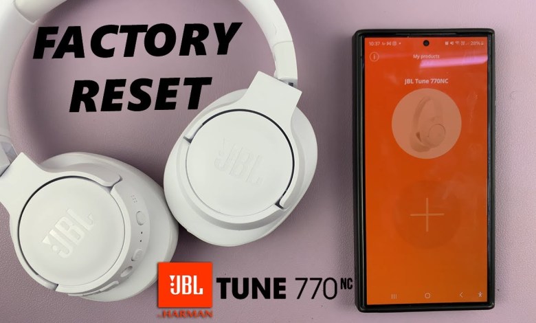 How To Factory Reset JBL Tune 770 NC Headphones How To Factory Reset JBL Tune 770 NC Headphones