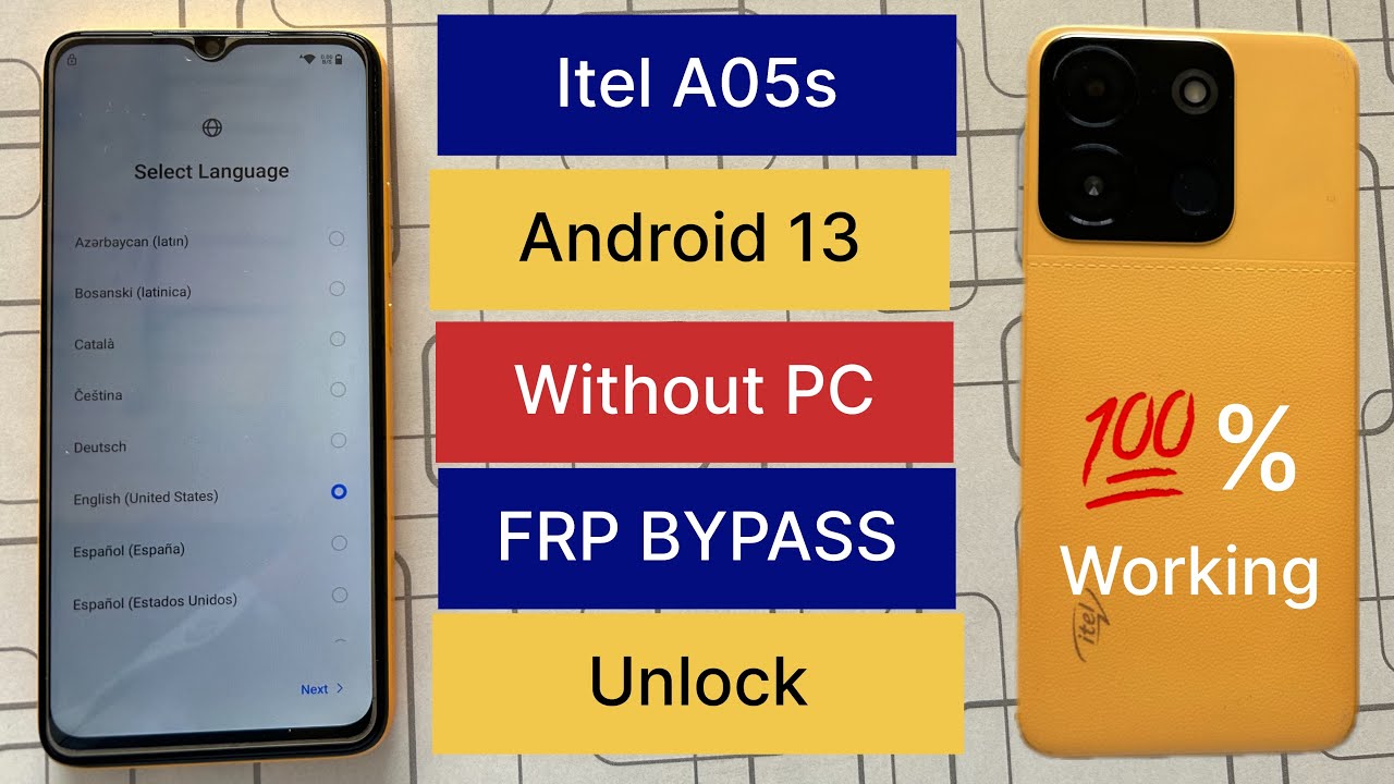 iTel A05s FRPUnlock Lastest Update | Itel A663LC Bypass iTel A05s FRPUnlock Lastest Update | Itel A663LC Bypass