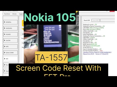 Nokia 105 New Ta-1557 Screen Code Reset | Security Code Nokia 105 New Ta-1557 Screen Code Reset | Security Code