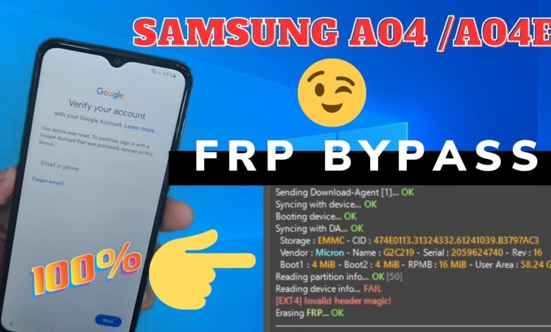 Samsung A04/A04E Frp bypass Android 13 / All Samsung A04/A04E Frp bypass Android 13 / All