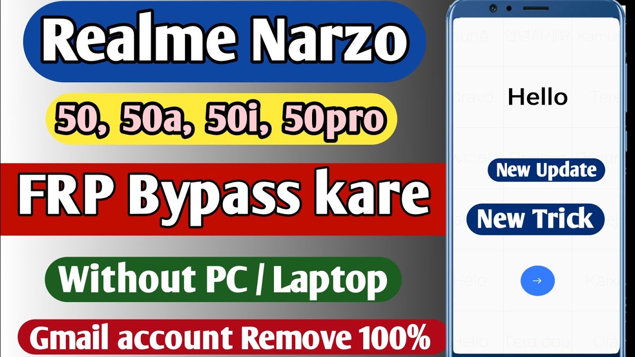 Realme narzo 50 frp bypass without pc 2023 | How to Realme narzo 50 frp bypass without pc 2023 | How to