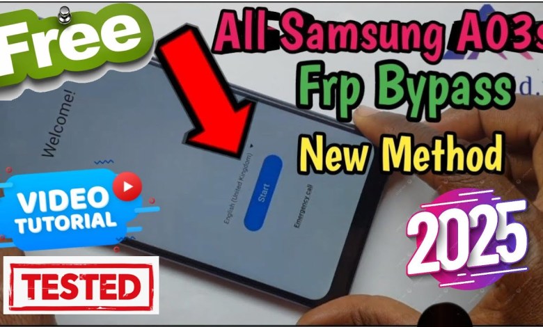 How to Bypass FRP on Samsung A03s with Android 13 and Unlock SM-A037F How to Bypass FRP on Samsung A03s with Android 13 and Unlock SM-A037F