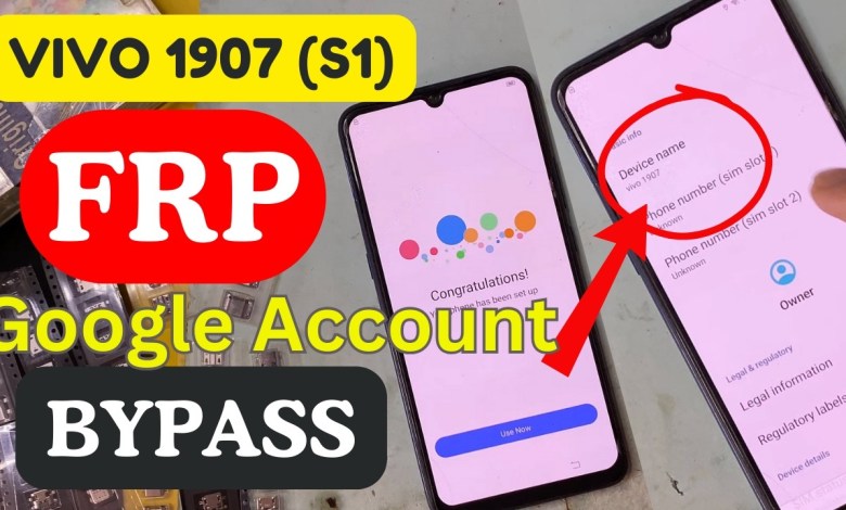 VIVO 1907 FRP BYPASS Android 11/12 – Vivo S1 Google VIVO 1907 FRP BYPASS Android 11/12 – Vivo S1 Google