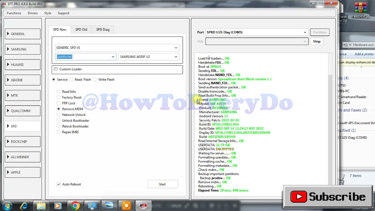Samsung A035F MDM | Knox Remove Tool, One click with Samsung A035F MDM | Knox Remove Tool, One click with