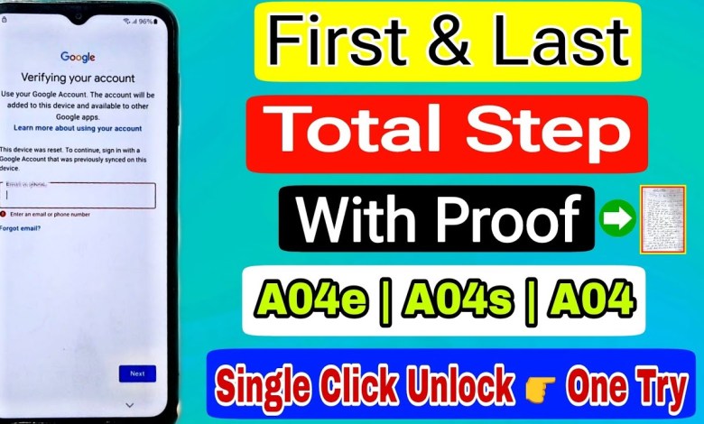 Unlocking Secrets: The Simple Samsung A04e/A04s/A04 FRP Bypass Tool You Need to Try! Unlocking Secrets: The Simple Samsung A04e/A04s/A04 FRP Bypass Tool You Need to Try!