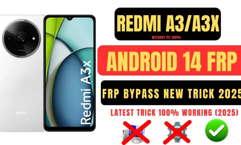 Unlock the Redmi A3 with Android 14 – Frp Bypass Guide for Redmi A3/A3x Unlock the Redmi A3 with Android 14 – Frp Bypass Guide for Redmi A3/A3x