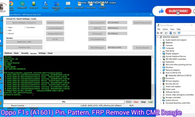 Oppo F1s (A1601) Pin, Pattern, FRP Remove With CM2 Oppo F1s (A1601) Pin, Pattern, FRP Remove With CM2