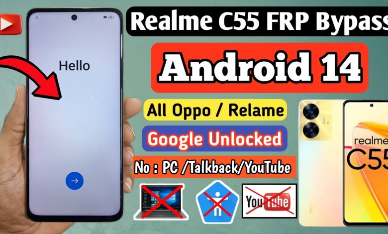 Realme C55 FRP Bypass Android 14 | Without PC | Realme Realme C55 FRP Bypass Android 14 | Without PC | Realme