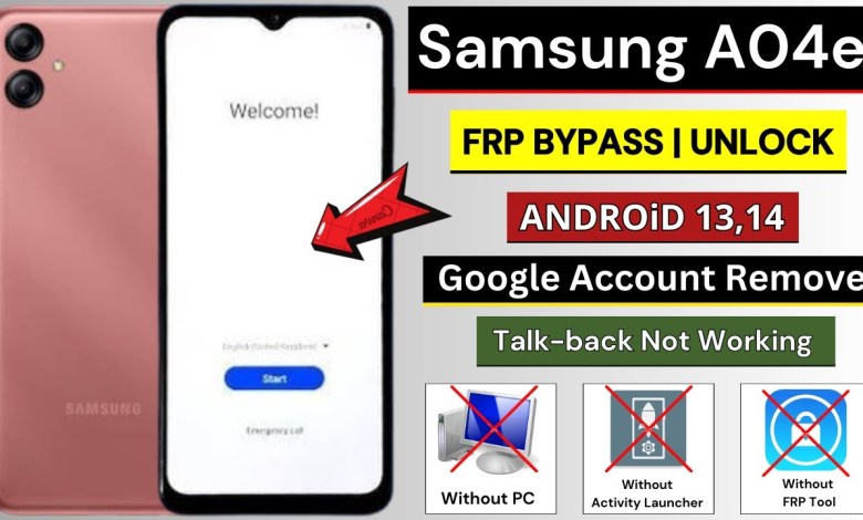 How to Bypass Samsung A04e FRP Without a PC on Android 13/14 – A Must-Try Method! How to Bypass Samsung A04e FRP Without a PC on Android 13/14 – A Must-Try Method!
