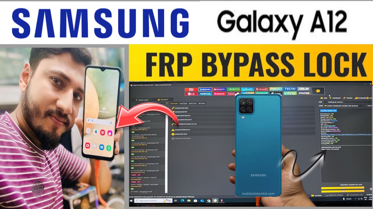 Unlocking Secrets: How to Bypass FRP on Samsung Galaxy A12 Using an Unlock Tool! Unlocking Secrets: How to Bypass FRP on Samsung Galaxy A12 Using an Unlock Tool!