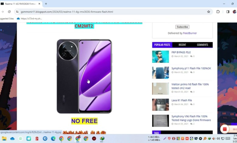 Realme 11 4G RMX3636 Firmware Flash File Readback Realme 11 4G RMX3636 Firmware Flash File Readback