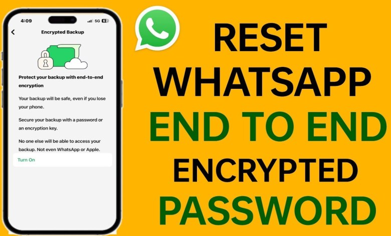 How to Reset WhatsApp End to End Encrypted Password On How to Reset WhatsApp End to End Encrypted Password On