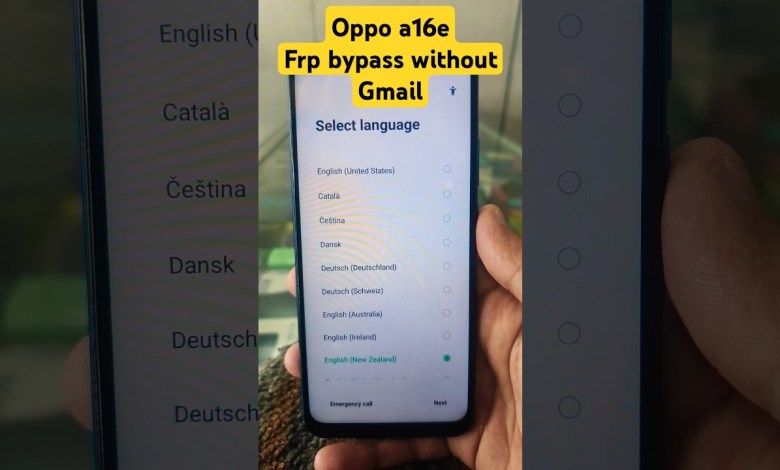 Unlocking Secrets: How to Bypass Oppo A16e FRP Without a Gmail Account! Unlocking Secrets: How to Bypass Oppo A16e FRP Without a Gmail Account!