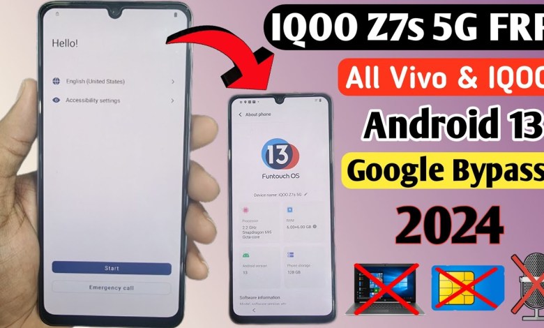 IQOO Z7s 5G FRP Bypass Android 13 | IQOO Z7s 5g Google IQOO Z7s 5G FRP Bypass Android 13 | IQOO Z7s 5g Google