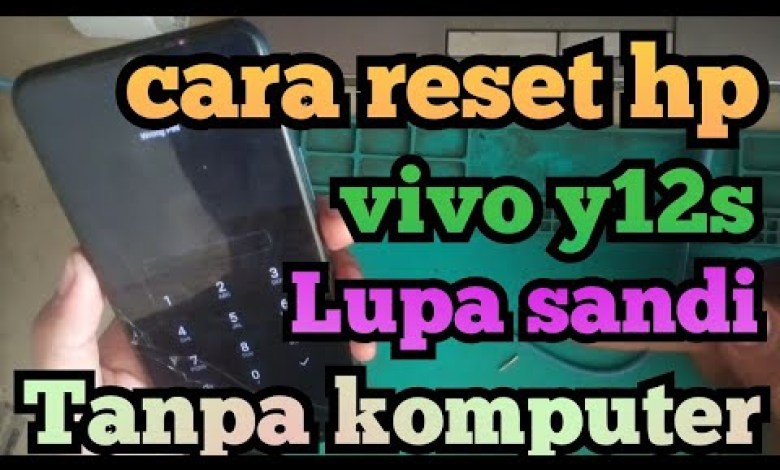 How to reset Vivo Y12s cellphone forgot password without computer How to reset Vivo Y12s cellphone forgot password without computer