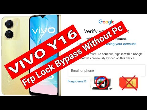 Unlock Google Account Lock on Vivo Y16 via FRP Bypass PD2216 Unlock Google Account Lock on Vivo Y16 via FRP Bypass PD2216