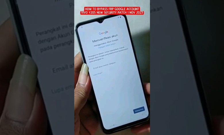 BYPASS FRP VIVO Y20S NEW SECURITY PATCH 2023 TANPA PC BYPASS FRP VIVO Y20S NEW SECURITY PATCH 2023 TANPA PC