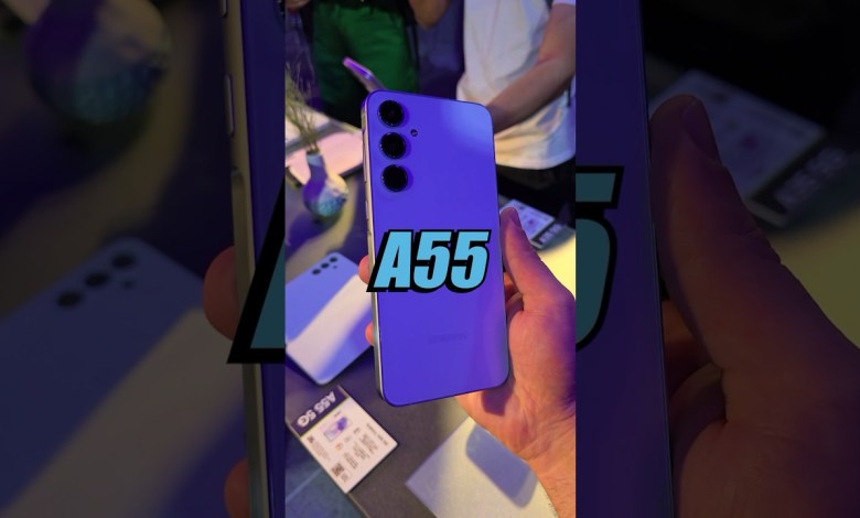 Novo Galaxy A55! // primeiras impressões #samsung Novo Galaxy A55! // primeiras impressões #samsung