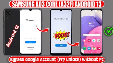 Samsung A03 Core Android 13 Frp Bypass Without Pc Samsung A03 Core Android 13 Frp Bypass Without Pc
