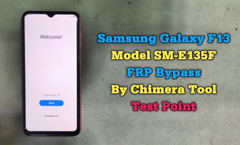 Samsung F13 FRP Bypass By Chimera Tool Test Point Samsung F13 FRP Bypass By Chimera Tool Test Point