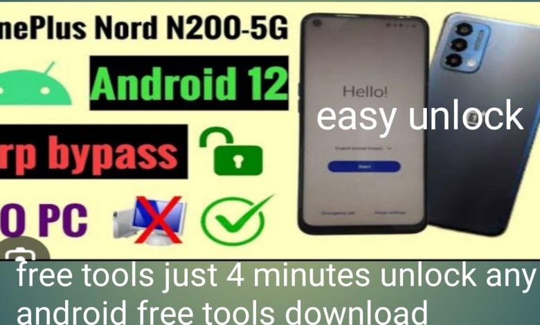 oneplus n200 5g remove google account frp easy oneplus n200 5g remove google account frp easy