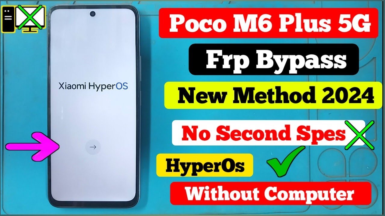 POCO M6 Plus 5G || FRP Bypass || MIUI 14 || Google POCO M6 Plus 5G || FRP Bypass || MIUI 14 || Google