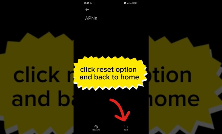 How to reset mobile data connection? #shorts #reset How to reset mobile data connection? #shorts #reset