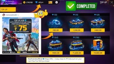 Mega Offer 75 Rs Discount Free Fire Max | Diamond Mega Offer 75 Rs Discount Free Fire Max | Diamond