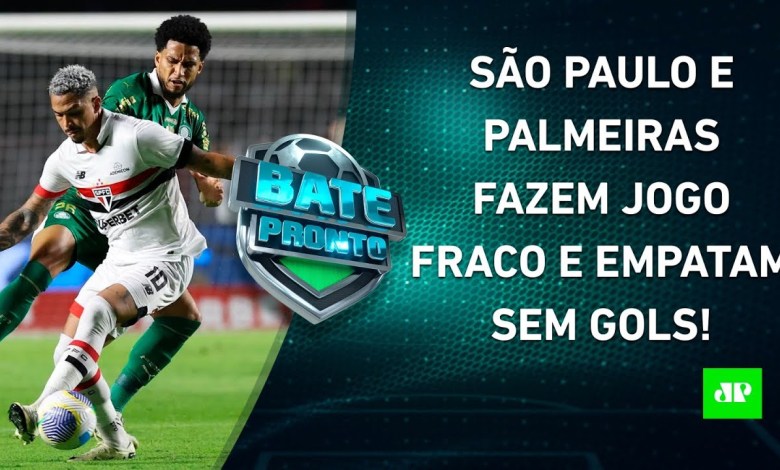 São Paulo and Palmeiras DRAW; Gabigol achieves EFFECT São Paulo and Palmeiras DRAW; Gabigol achieves EFFECT