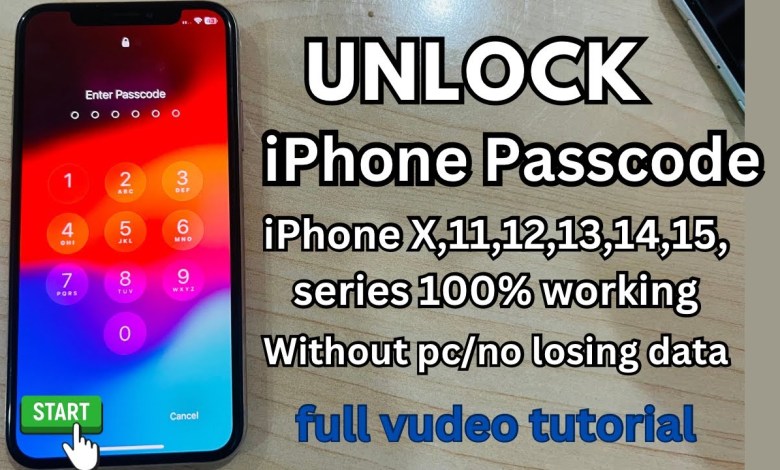 How to unlock iPhone screen passcode iPhone How to unlock iPhone screen passcode iPhone