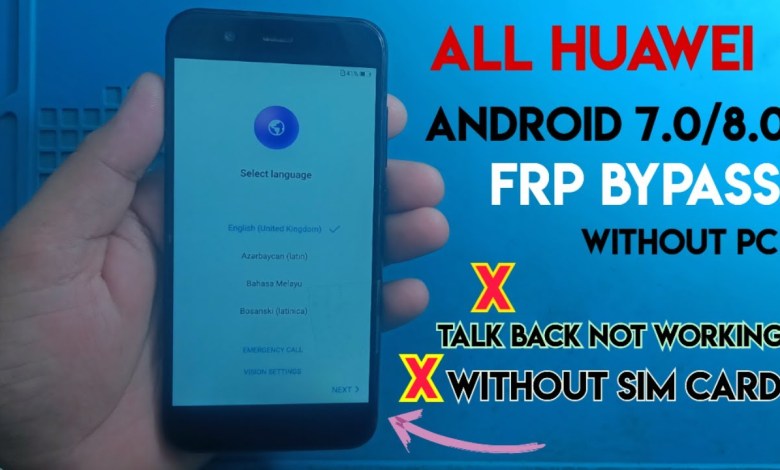 Huawei Android 8.0 frp bypass | Huawei Android 7.0 frp Huawei Android 8.0 frp bypass | Huawei Android 7.0 frp