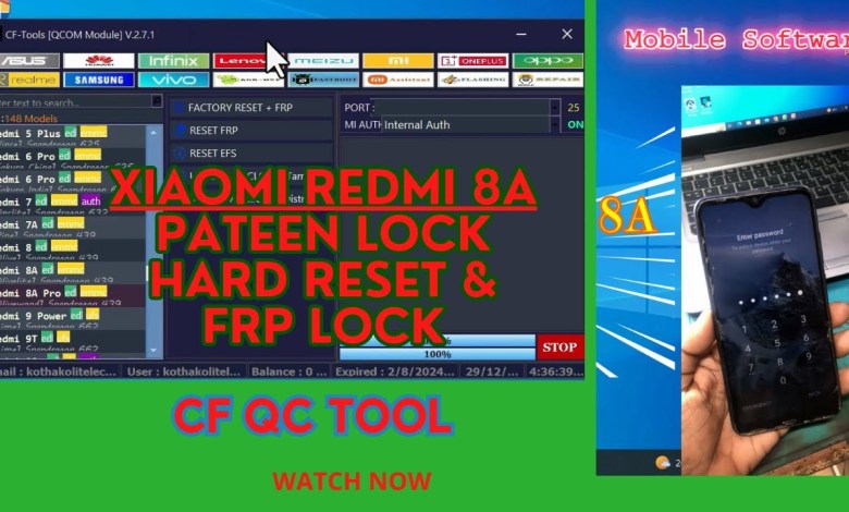Xiaomi Redmi 8A Patten Lock hard Reset | Frp Lock Reset Xiaomi Redmi 8A Patten Lock hard Reset | Frp Lock Reset
