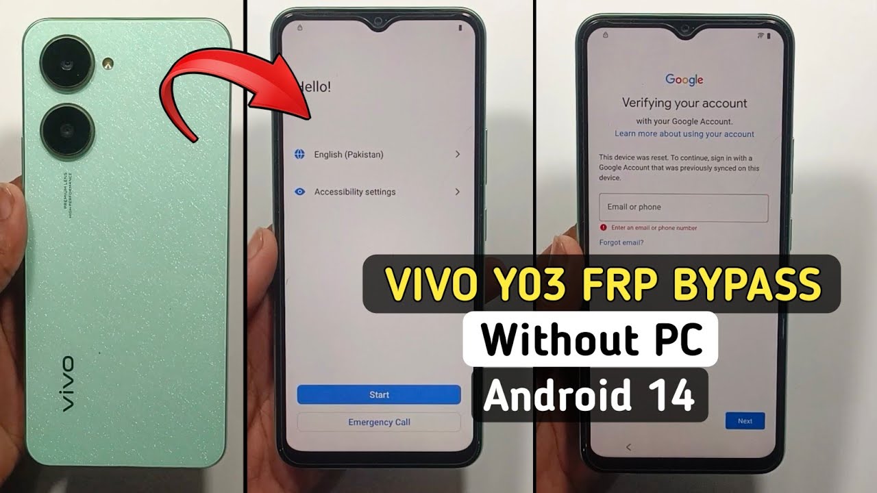 Uncover the Secrets to Bypassing Frp on Vivo Y03 (V2332) Running Android 14 Uncover the Secrets to Bypassing Frp on Vivo Y03 (V2332) Running Android 14