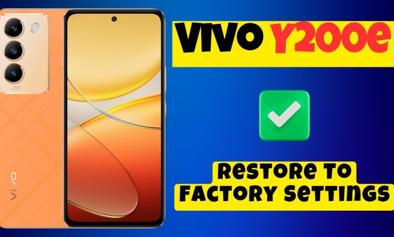Vivo Y200e Factory Data Reset || Hard Reset || Reset Vivo Y200e Factory Data Reset || Hard Reset || Reset