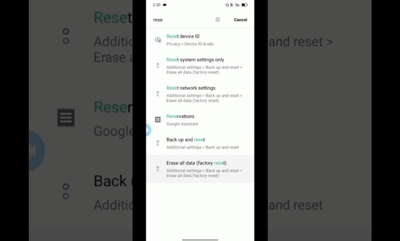 how to reset mobile | #shorts #viralshorts how to reset mobile | #shorts #viralshorts