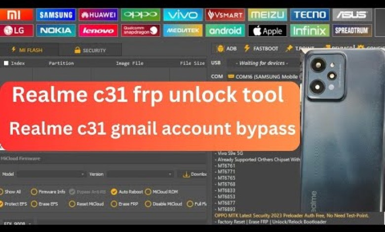 Realme c31 frp unlock tool / Realme c31 gmail account Realme c31 frp unlock tool / Realme c31 gmail account