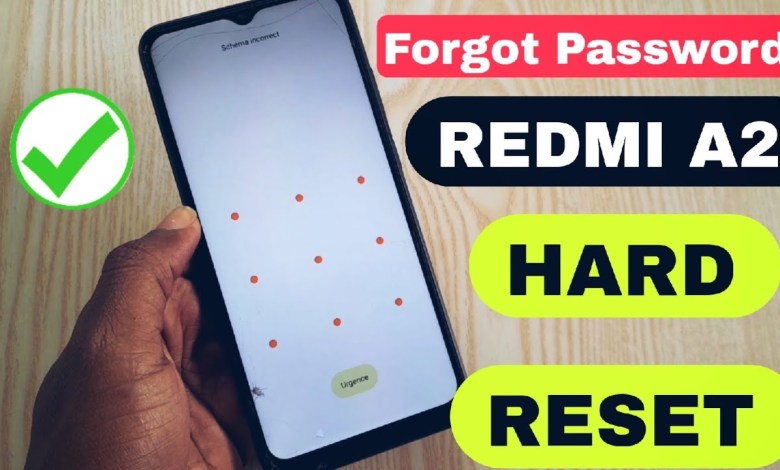 HARD RESET REDMI A2 | Pattern Unlock without pc HARD RESET REDMI A2 | Pattern Unlock without pc